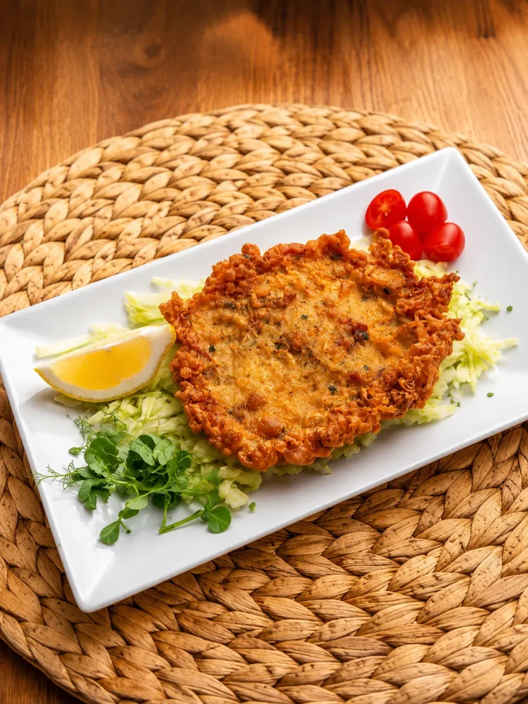 Crujiente dorado con limón